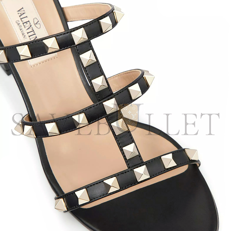 VALENTINO ROCKSTUD CALFSKIN LEATHER SLIDE SANDAL 60 MM 5W2S0C47VOD_0NO VALENTINO ROCKSTUD CALFSKIN LEATHER SLIDE SANDAL 60 MM 5W2S0C47VOD_0NO