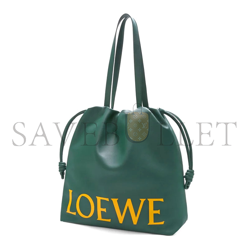 LOEWE FLAMENCO LOGO TOTE IN NAPPA CALFSKIN B411FPLX01 (46*41*12.5cm)