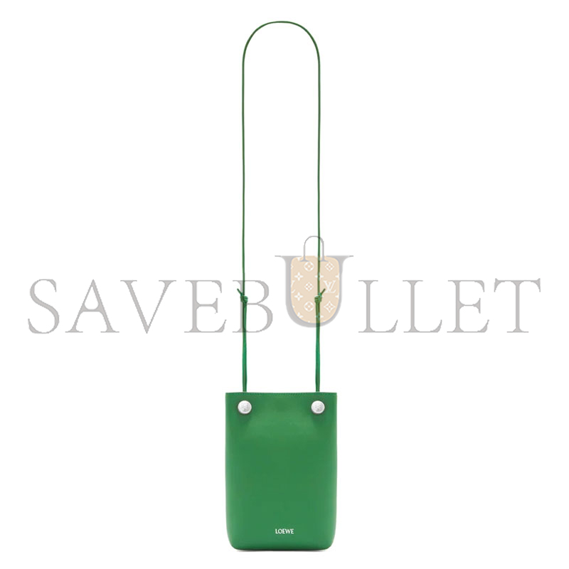 LOEWE PEBBLE POUCH IN SMOOTH CALFSKIN CANBSPPX01 (17*21.5*7cm)