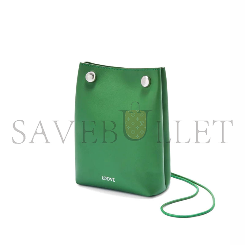 LOEWE PEBBLE POUCH IN SMOOTH CALFSKIN CANBSPPX01 (17*21.5*7cm) LOEWE PEBBLE POUCH IN SMOOTH CALFSKIN CANBSPPX01 (17*21.5*7cm)