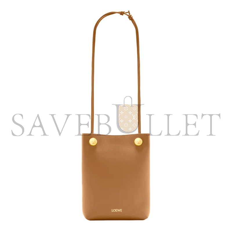 LOEWE PEBBLE POUCH IN SMOOTH CALFSKIN CANBSPPX01 (17*21.5*7cm)