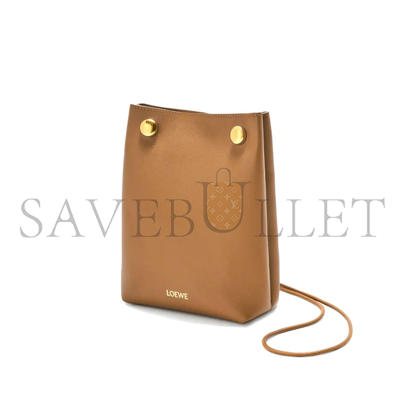 LOEWE PEBBLE POUCH IN SMOOTH CALFSKIN CANBSPPX01 (17*21.5*7cm)