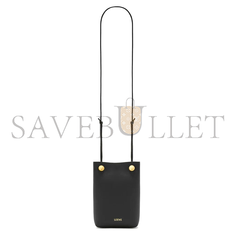 LOEWE PEBBLE POUCH IN SMOOTH CALFSKIN CANBSPPX01 (17*21.5*7cm)