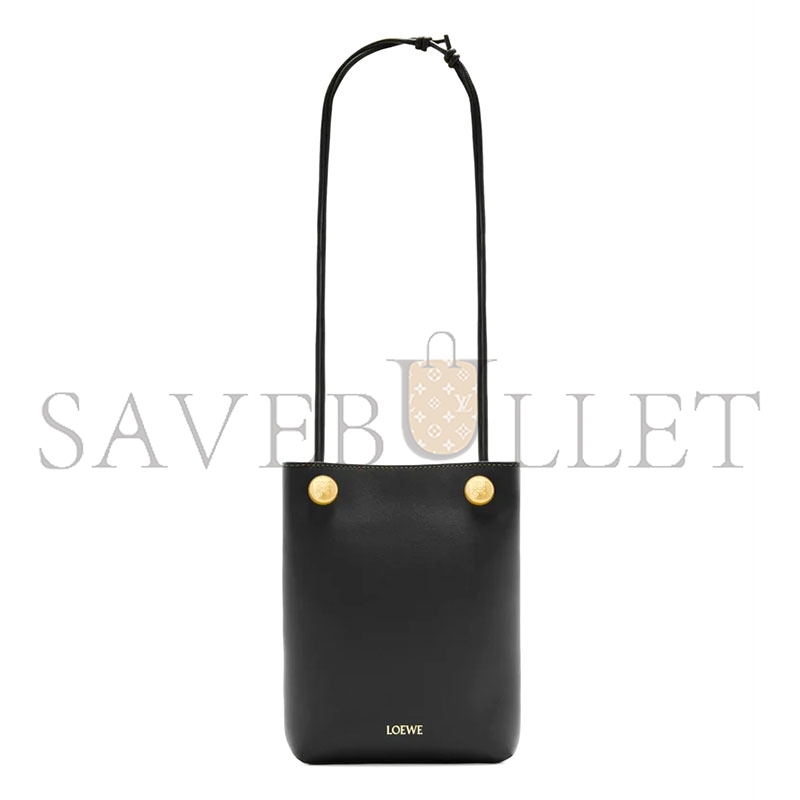 LOEWE PEBBLE POUCH IN SMOOTH CALFSKIN CANBSPPX01 (17*21.5*7cm)
