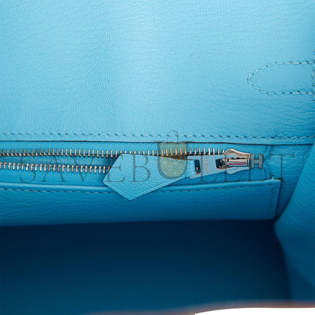 HERMES SPECIAL ORDER (HSS) BIRKIN 25 GRIS PERLE AND BLEU DU NORD CHÈVRE BRUSHED PALLADIUM HARDWARE HANDMADE (25cm) HERMES SPECIAL ORDER (HSS) BIRKIN 25 GRIS PERLE AND BLEU DU NORD CHÈVRE BRUSHED PALLADIUM HARDWARE HANDMADE (25cm)