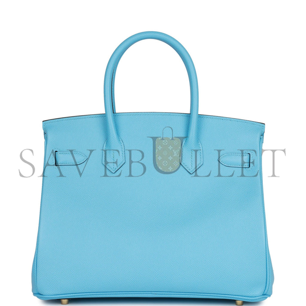 HERMES BIRKIN 30 CELESTE EPSOM GOLD HARDWARE (30cm) HERMES BIRKIN 30 CELESTE EPSOM GOLD HARDWARE (30cm)