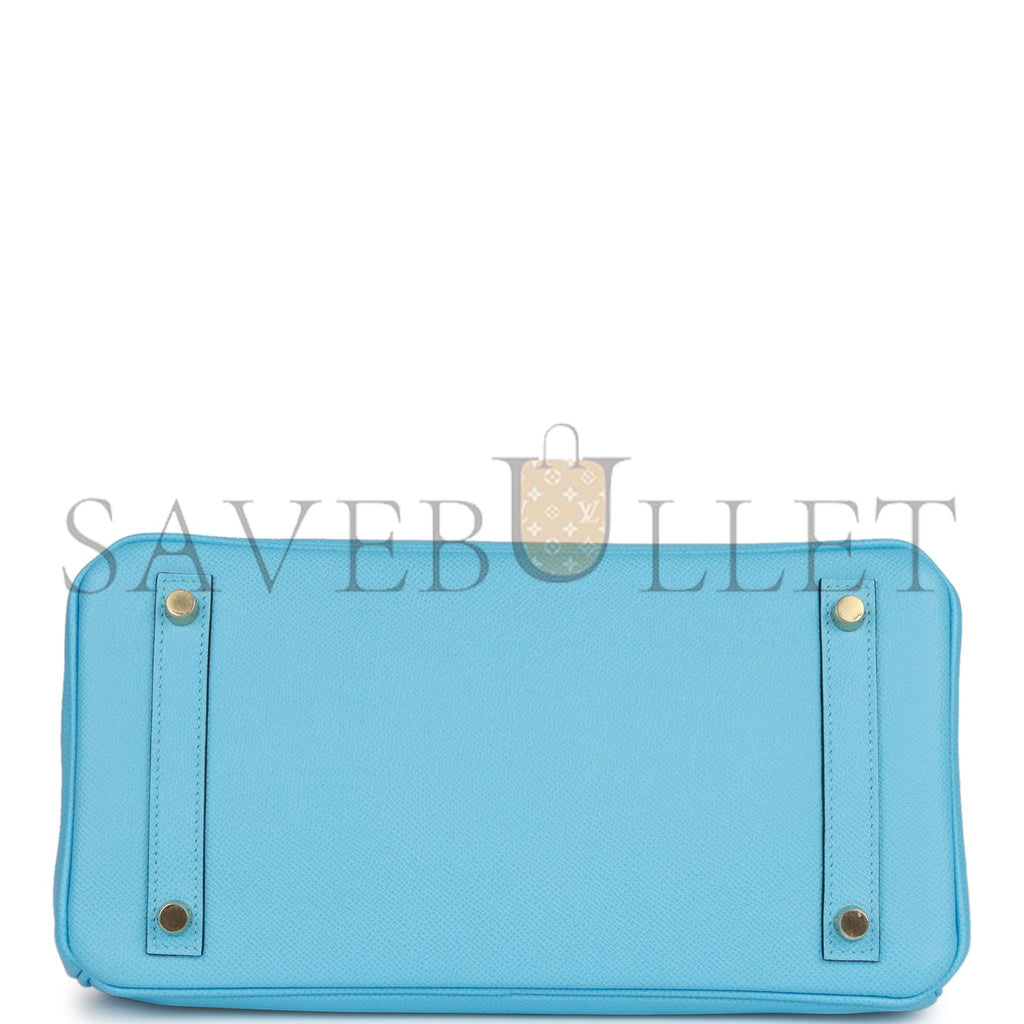 HERMES BIRKIN 30 CELESTE EPSOM GOLD HARDWARE (30cm) HERMES BIRKIN 30 CELESTE EPSOM GOLD HARDWARE (30cm)