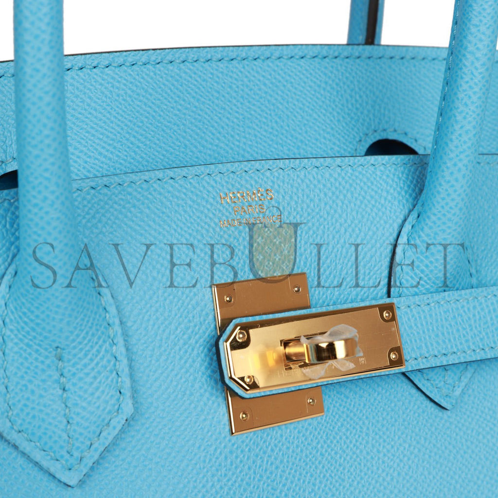 HERMES BIRKIN 30 CELESTE EPSOM GOLD HARDWARE (30cm) HERMES BIRKIN 30 CELESTE EPSOM GOLD HARDWARE (30cm)